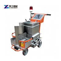 Machine polyvalente à double fonction pour le scellement des fissures routières avec double tête pour la rénovation routière par les constructeurs routiers