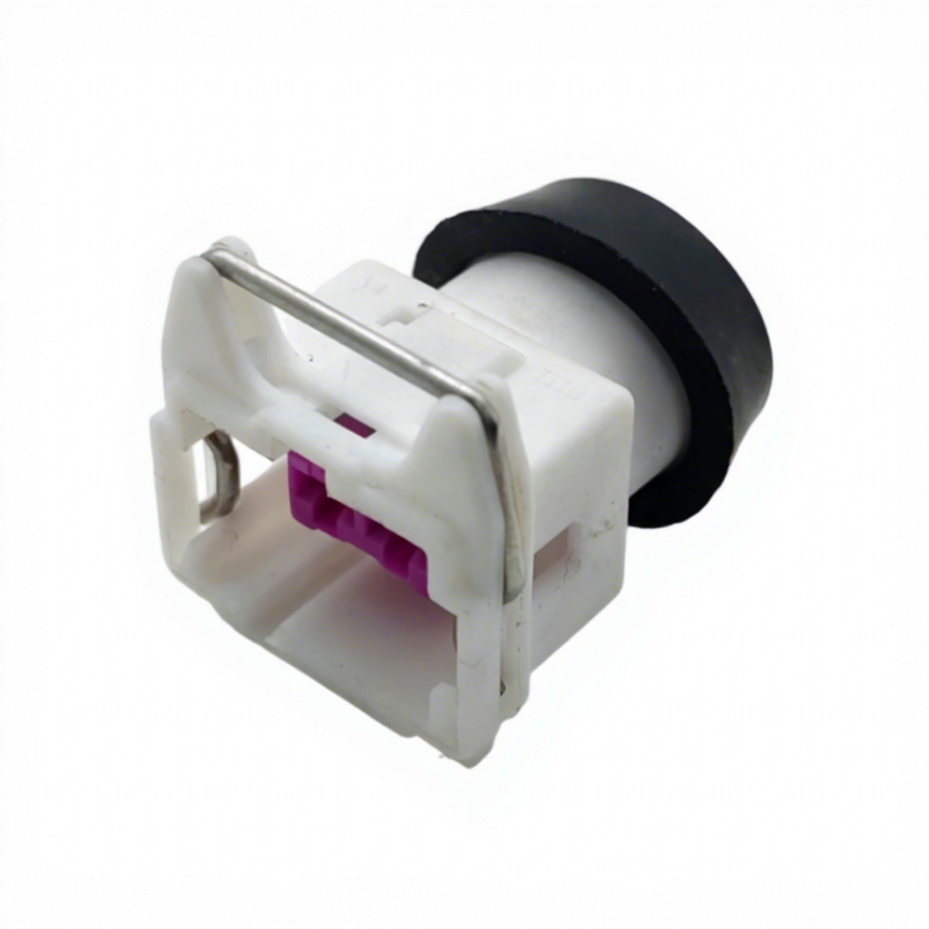 2-Pin Female 144473-8 Waterproof Wire Harness Horn Connector Plug Car Use ABS & Nylon Housing Material Copper Contact Material