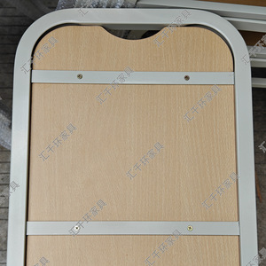 Huiqianhuan Furniture Aluminum Chair With Wooden Seat For <b>Restaurant</b> And Banquet Use Durable Frame Design - Product Image 3