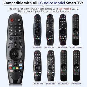 AKB75855501 Voice-Magic-use For-<span class=keywords><strong>LG</strong></span>-TV-Remote-Control-Reemplazo de uso para <span class=keywords><strong>televisores</strong></span> <span class=keywords><strong>LG</strong></span> Smart <span class=keywords><strong>OLED</strong></span> Thinq Webos para MR23gn - Product Image 2