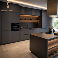 Ensemble de meubles de cuisine modulaires modernes, conception personnalisée pour toute la maison, pour la construction de villas et le développement immobilier