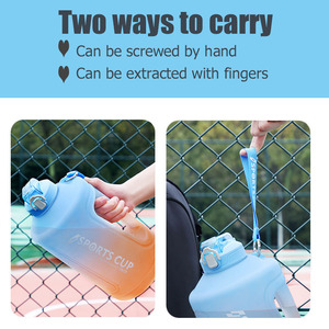 Borraccia sportiva sana da 1,5 litri di capacità creativa adatta a varie attività all'aperto comoda bottiglia d'acqua - Product Image 5