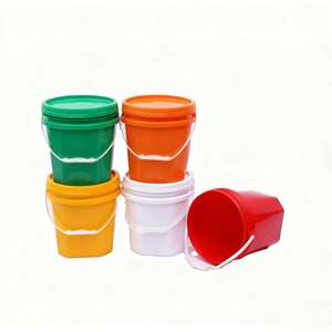 Food Grade 5 Galões Reciclado Balde De Plástico com Tampa Mel Cor Cinco Galões Balde Tambores - Product Image 2