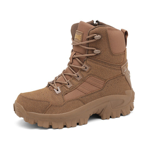 SF17 706 Brown Suede Outdoor <b>Hiking</b> <b>Boots</b> Waterproof All Seasons Men's Tactical <b>Boot</b> - Product Image 1