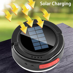 Lanterna da Campeggio LED Solare Multifunzione, Power Bank Ricaricabile, Gancio Nascosto, Impermeabile, Regolabile per la Pesca, 50000 Ore <span class=keywords><strong>di</strong></span> Autonomia - Product Image 4