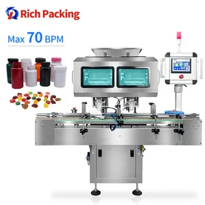 High Capacity Multi Channel Fully Auto Bottling Vibration Tablet Capsule Counter