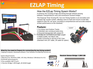EasyLap Modello EZ-L01 Timer con Punteggio, Batteria Li-po Integrata, 4 Transponder Ricevitori Compatibili con Tutte le <span class=keywords><strong>Auto</strong></span> RC, Cronometraggio Live MyLap - Product Image 2
