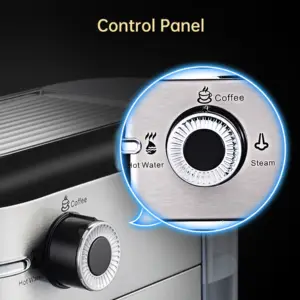 Professionele Metalen Smart Home Elektrische 1 Groep Boiler Espresso Machine Met Digitale Manometer Expresso Maker