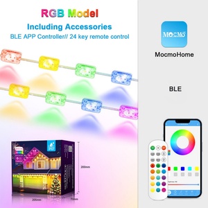 ไฟ LED คริสต์มาสคุณภาพสูง 15 เมตร ควบคุมผ่านแอพ DC24V RGB RGBW แหล่งกำเนิดแสงแบบถอดได้ สำหรับตกแต่งอาคารภายนอก - Product Image 6