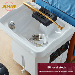 Siman EU Stock Local Mobilier de Salon Moderne, Fauteuil de Lavage de Cheveux Portable avec Évier et Spa Capillaire, Mobilier Commercial pour Salon de Coiffure - Product Image 1