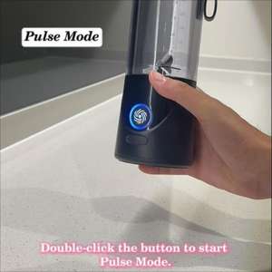 Mini-mixeur portable électrique rechargeable USB 550 ml avec 6 lames, nettoyage en un clic, usage commercial, anti-fuite, vente en gros - Product Image 4