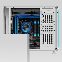 CNC Aluminum Mini MATX Vertical Gaming PC Case Mid Tower Chassis with DIY Installation