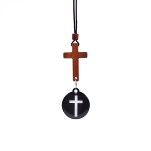 Colgante para Espejo Retrovisor de Coche con Versículo Bíblico NFC GSC Tap to Pray, Colgante de Cruz con Versículo Bíblico Diario - Product Image 1