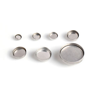 All'ingrosso bottone rivestito in tessuto di alluminio per vestiti e mobili in metallo a schienale a fungo con bottone rotondo - Product Image 6