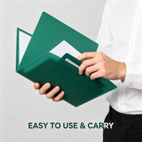 Carpeta de Presentación Personalizada de Fábrica China, Ecológica, de Material PP Grueso e Impermeable, Tamaño A4/A5, con Bolsillos