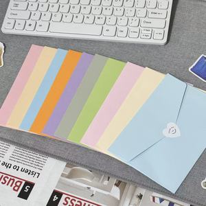 Enveloppes <span class=keywords><strong>en</strong></span> kraft de couleur unie, 10 couleurs, pour l'<span class=keywords><strong>envoi</strong></span> de lettres, de cadeaux, de cartes de vœux ; stockage et <span class=keywords><strong>envoi</strong></span> simples de lettres d'amour - Product Image 2