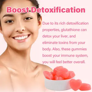 Gommes de lueur de collagène de glutathion naturel de Chinaherbs pour le blanchiment de la peau adulte Blanchissantes Les Gummies Anti-Oxydant - Product Image 4