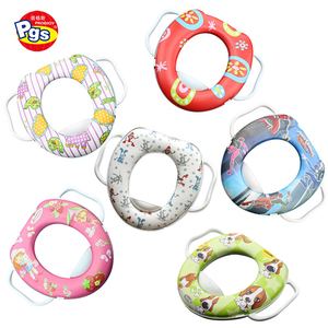 Prodigy Baby Funda para asiento de inodoro <span class=keywords><strong>Accesorios</strong></span> de <span class=keywords><strong>baño</strong></span> de plástico para entrenamiento de orinal Incluye alfombrillas para urinario - Product Image 1