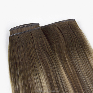 Nouvelles extensions de cheveux humains Genius Weft, design innovant, cheveux vierges 100% alignés sur les cuticules, volume russe Genius Weft - Product Image 2