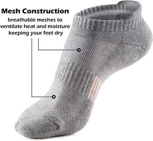 Calcetines tobilleros de compresión personalizados para correr, calcetines transpirables de rendimiento atlético para correr, calcetín deportivo para correr en pista - Product Image 6