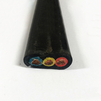Câble de pompe submersible étanche GEMT 600V 2,5 mm, 3/4 conducteurs, isolé en caoutchouc marin, gaine en PVC, cuivre pur toronné, IEC60227