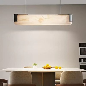 Modern Rectangle Pendant Light Led Black Body For Restaurant <b>Kitchen</b> <b>Bar</b> <b>Table</b> Lighting - Product Image 1