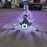 Système intégral d'équipement de réparation par UV CIPP pour la réhabilitation sans tranchée de tuyaux DN200-1500mm avec lampe LED/mercure pour la réparation des égouts