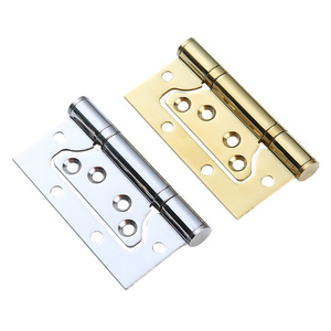 Bisagra de acero inoxidable Jiehao de 4 pulgadas, 3 mm de grosor, 6 orificios, silenciosa, para puertas de madera maciza - Product Image 2