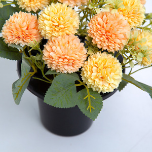 Wholesale Artificial Cemetery <strong>Flowers</strong> Potted Funeral <strong>Flowers</strong> Crossed <strong>Grave</strong> <strong>Flower</strong> Chrysanthemum - Product Image 6