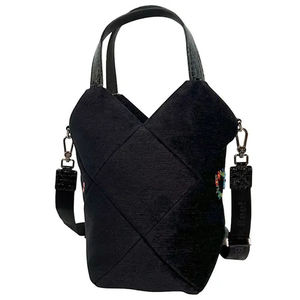 กระเป๋าสะพายไหล่สไตล์ชาติพันธุ์ลำลองสำหรับผู้หญิง ทำจากหนัง ตกแต่งด้วยลายดอกไม้สีสันสดใส ประดับด้วยอัญมณี ดีไซน์เย็บปักถักร้อย พร้อมซิปเปิด-ปิด - Product Image 2