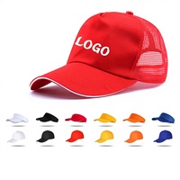 Gorras Planas Unisex Promocionales Personalizadas de 5 Paneles Ajustables de Poliéster/Algodón para las Cuatro Estaciones 2025