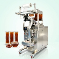 Machine de remplissage et de scellage horizontale DEMAX pour sirop de dattes, pâte et liquides avec particules, pour l'emballage de sauces