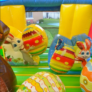 <span class=keywords><strong>Castillo</strong></span> Inflable con Forma de Canasta de Conejito de Pascua, Jumper de Huevos de Pascua Inflable para Niños - Product Image 4