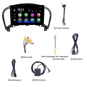 2 Din 4 Core 9 inch Car Frame Android Car Radio 2 + 32GB Screen pour <span class=keywords><strong>Nissan</strong></span> <span class=keywords><strong>Juke</strong></span> 2010-2016 Infiniti Car DVD Navigation Audio - Product Image 5