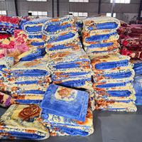 Großhandel 12-teiliges King-Size Raschel-Deckenset mit passenden Vorhängen, weiche, warme Winterdecken, Bettwäsche-Set
