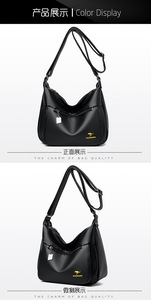 New Fashion Custom Handbags Simple Large-capacity PU Leather Shoulder Hand Bags Soft Shoulder <b>Tote</b> Bags Purse for Women - Product Image 4