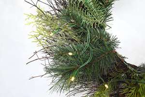 Outdoor Indoor Decoration 30inch Pvc Artificial Christmas <b>Wreath</b> <b>Grapevine</b> Green Christmas <b>Wreath</b> - Product Image 5