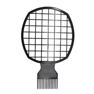 Fabrika doğrudan 2-in-1 ABS büküm Afro Curl tarak moda ev erkekler için plastik saplı saç şekillendirici aracı - Product Image 5