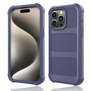 Coque de téléphone robot 4ème génération pour iPhone 17 Pro Max, 17, 16, 15, 14, 13, 12, 11 Series – Housse robuste 2-en-1 antichoc et antidérapante - Product Image 4