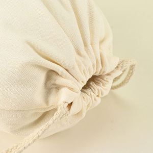 Custom 10oz Natural <b>Canvas</b> <b>Drawstring</b> <b>Bag</b> Valentines Day Gift <b>Bags</b> Cotton <b>Bags</b> for Packaging Grocery Personal - Product Image 2