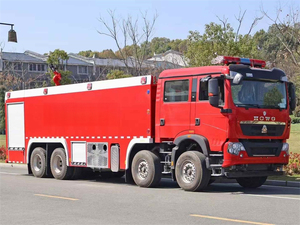 Camion de lutte contre l'incendie robuste SINOTRUK HOWO 8X4 12 roues, 22000 litres d'eau et de mousse, pour sites miniers et industrie lourde - Product Image 2