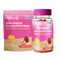 Complément Alimentaire en Fer Composé sous Forme de Gummies 4,0g par Gummy Saveur Jujube Naturelle Supplément de Fer Doux pour Femmes