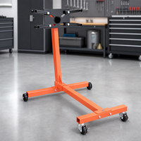 Support moteur robuste en acier de 1500 lb avec tête rotative à 360 degrés pour garage, atelier, réparation de moteurs de camions, outil OEM
