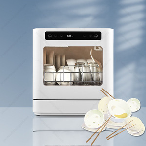 Lavastoviglie da Banco per Uso Domestico Approvata CE, Macchina <span class=keywords><strong>Lavapiatti</strong></span> Automatica Intelligente per 4 Coperti per Cucina - Product Image 5