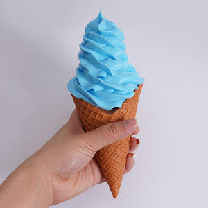 Cornet de glace géant réaliste, une décoration de vitrine pour les salons de thé, et un grand cornet de glace populaire sur Xiaohongshu - Product Image 2