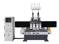 Máquina Fresadora CNC de 3 Ejes 4x8 para Madera, Fresadora CNC Servo de Alta Precisión para Fabricación de Muebles y Gabinetes de Cocina
