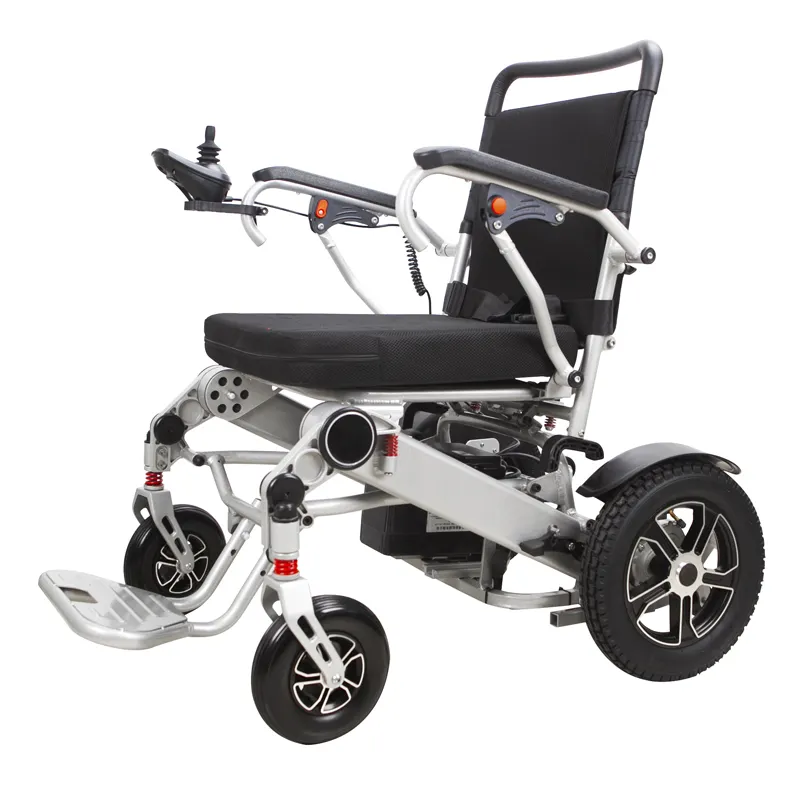 Fauteuil roulant électrique au lithium fendu approuvé CE pour les handicapés