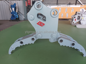 <span class=keywords><strong>Mini</strong></span>-excavatrice de 5 tonnes avec moteur hydraulique rotatif à 360°, cisaille à arbres, <span class=keywords><strong>grappin</strong></span> forestier pour bois, coupe-bûches - Product Image 6