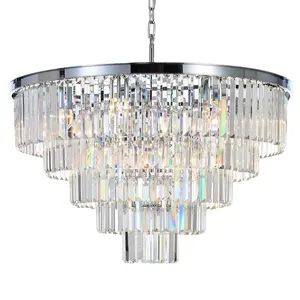 Modern Minimalist Design Hotel Bedroom Crystal Pendant Light American Retro Luxury Chandelier Crystal Chandelier