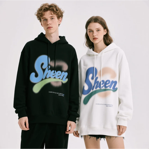 Fabricación Vintage Wash Distressed Boxy Oversized Unisex Sudadera con capucha en blanco Liso Unisex Sudaderas con capucha <span class=keywords><strong>y</strong></span> sudaderas para hombres - Product Image 1